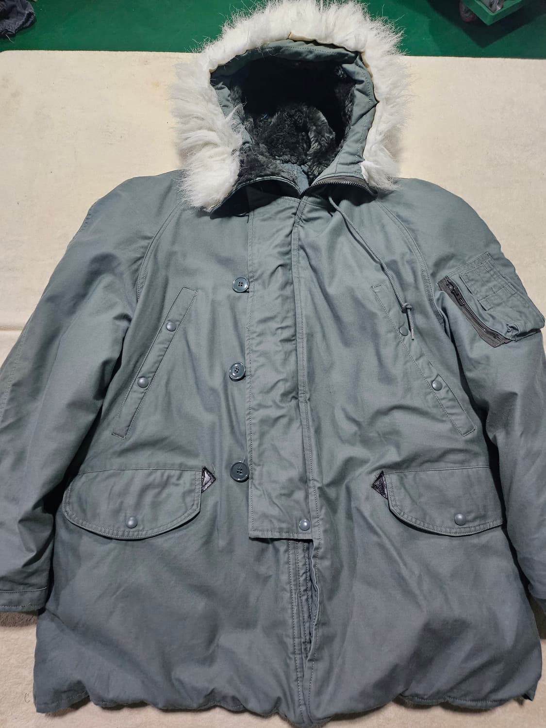 90s 미군오리지날 n3b GREEN BRIER.  상품이미지1