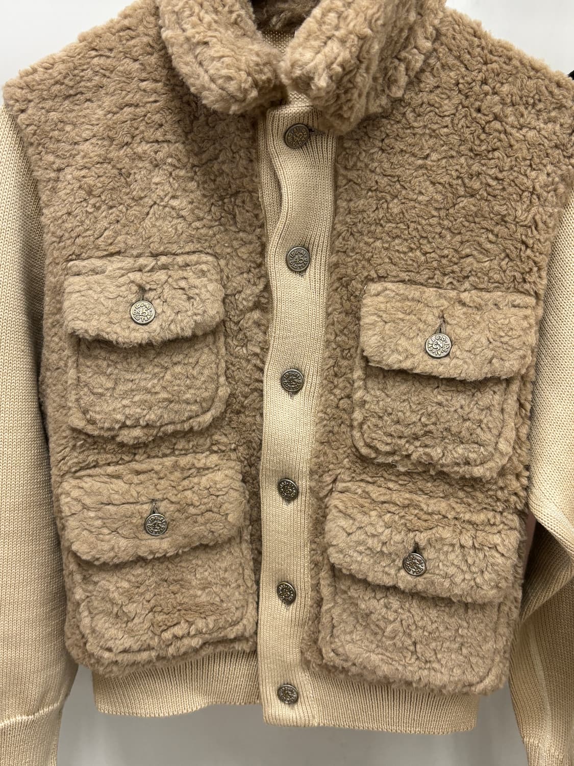 45rpm (45R) 보아 니트 908 블루종 ボア×ニット908ブルゾン 상품이미지9