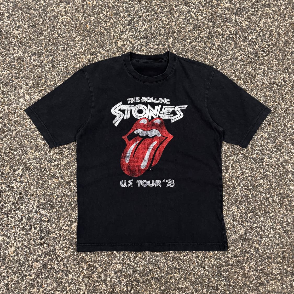 롤링스톤즈 US TOUR 78 빈티지 밴드 티셔츠 (S)  상품이미지1