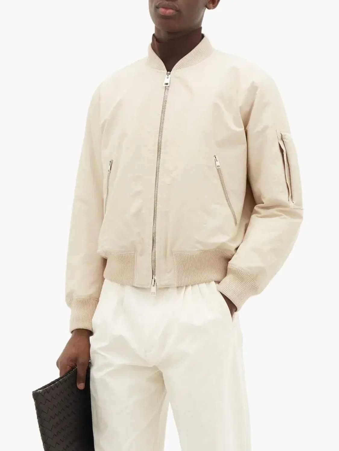 [48] 보테가베네타 패디드 코튼 블렌드 트윌 봄버 자켓 마원 ma-1 상품이미지6