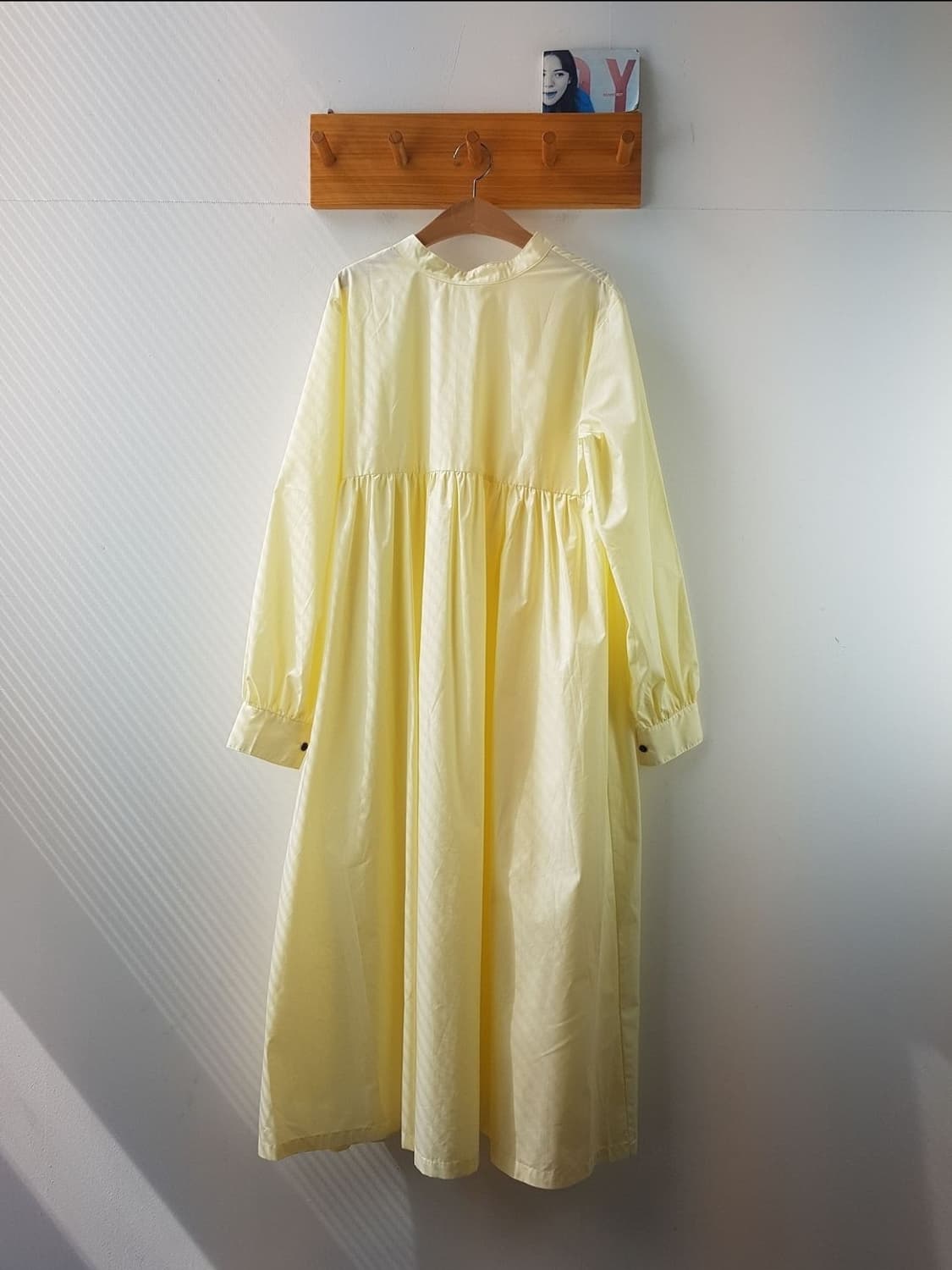 프릭스토어 벌룬 슬리브 베스트 레이어드 원피스 상품이미지3