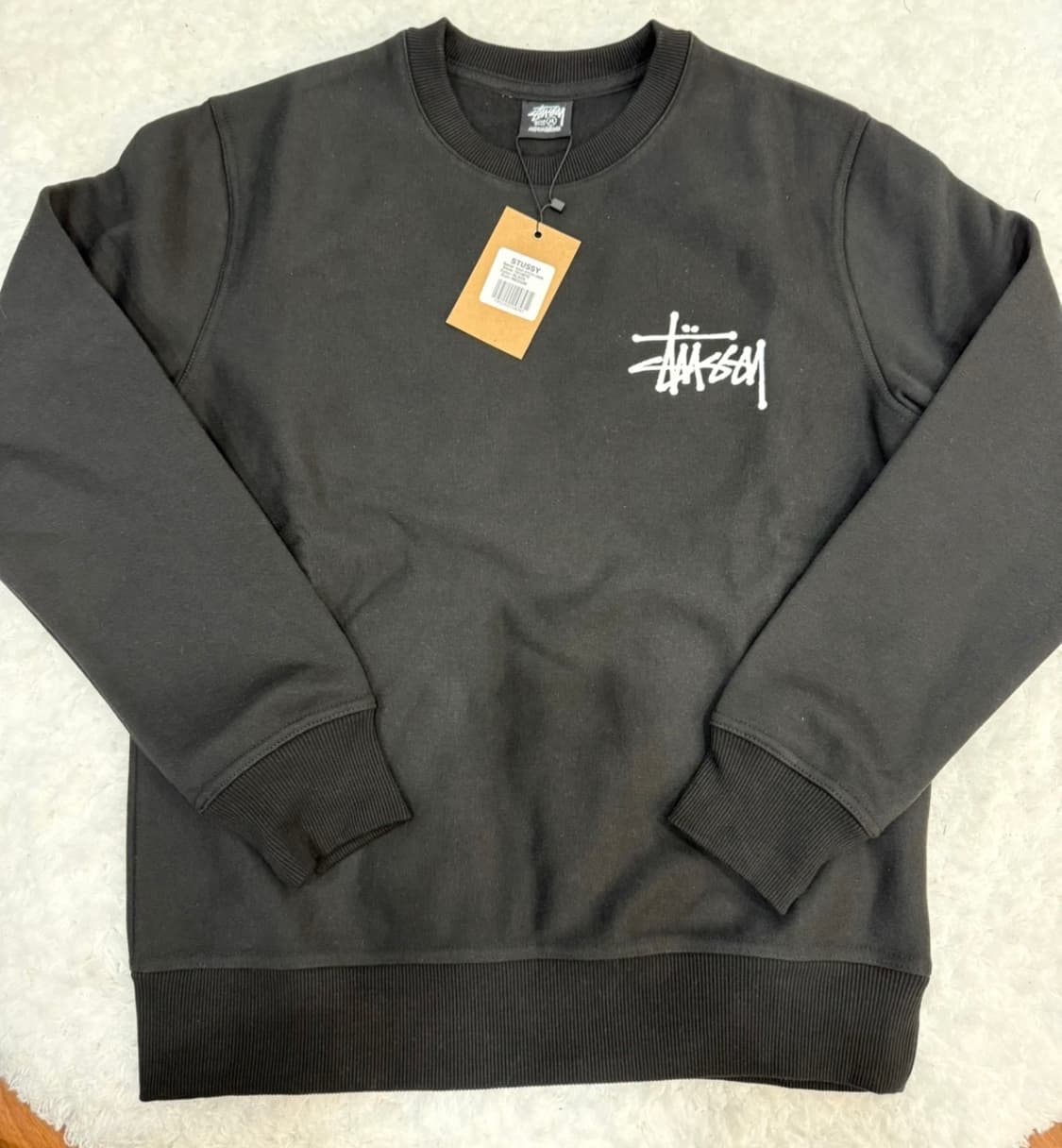 스투시 베이직 맨투맨 새상품 상품이미지1