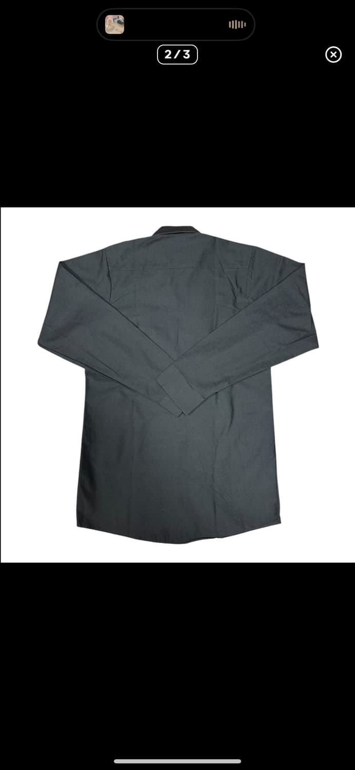 (바배) 빈티지 네이밍 패치 워크 셔츠 상품이미지2