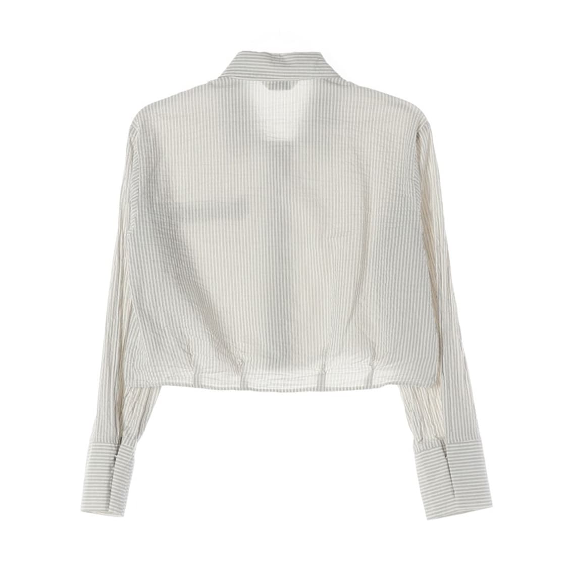 TOATEE 스트라이프 크롭 셔츠 F 상품이미지2