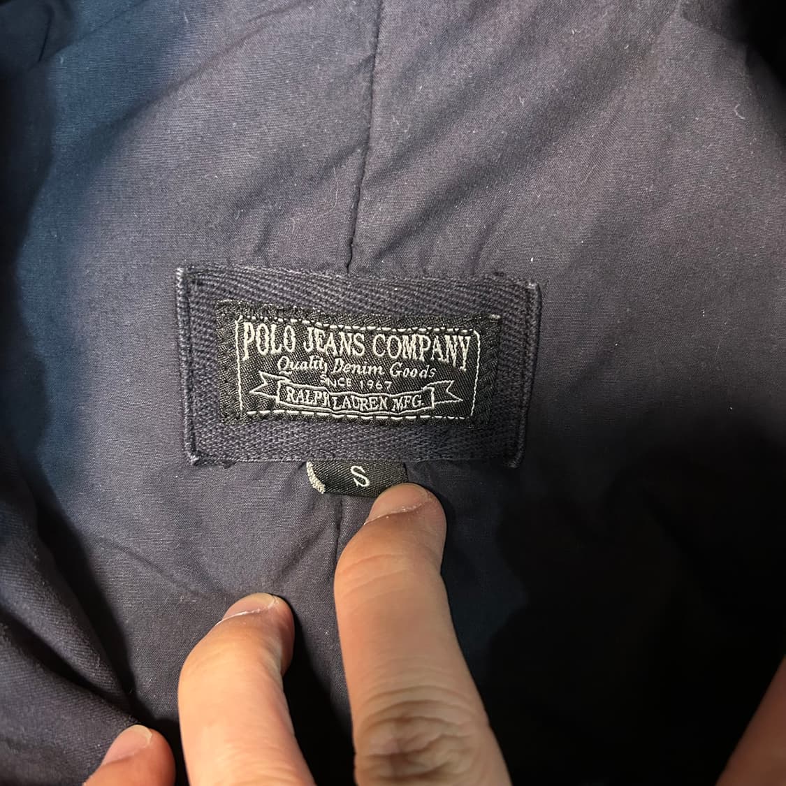 [S] 폴로 진컴퍼니 네이비 피쉬테일 M-65 자켓 상품이미지4