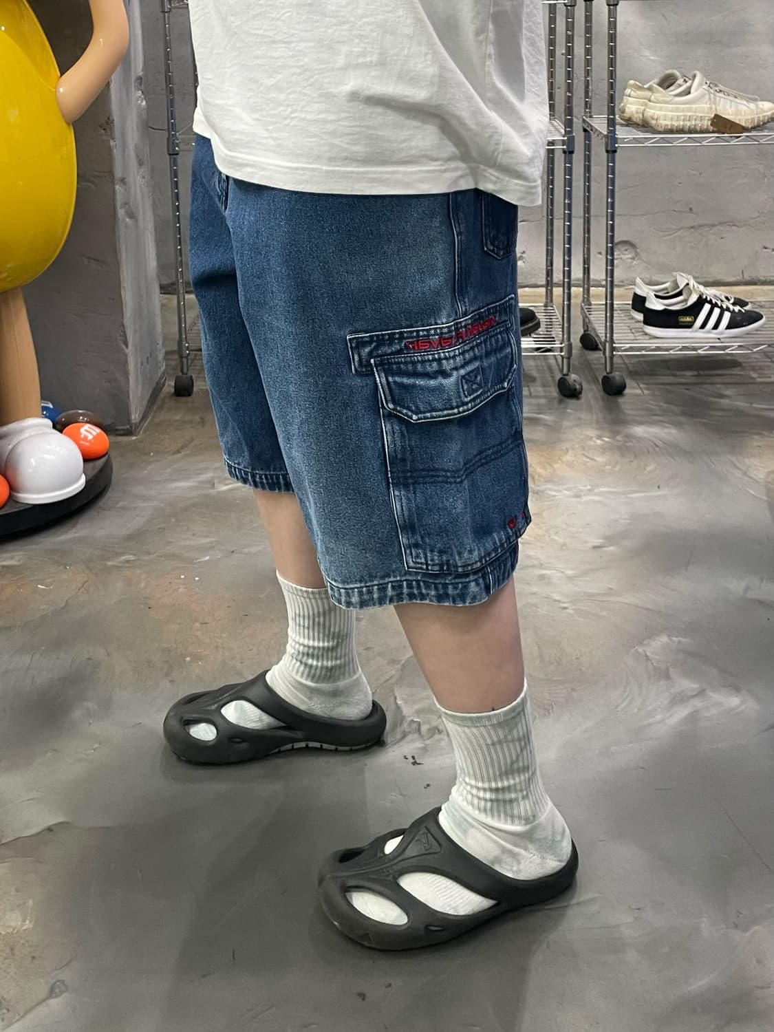 마자플라바 카고 데님 버뮤다 팬츠 상품이미지9