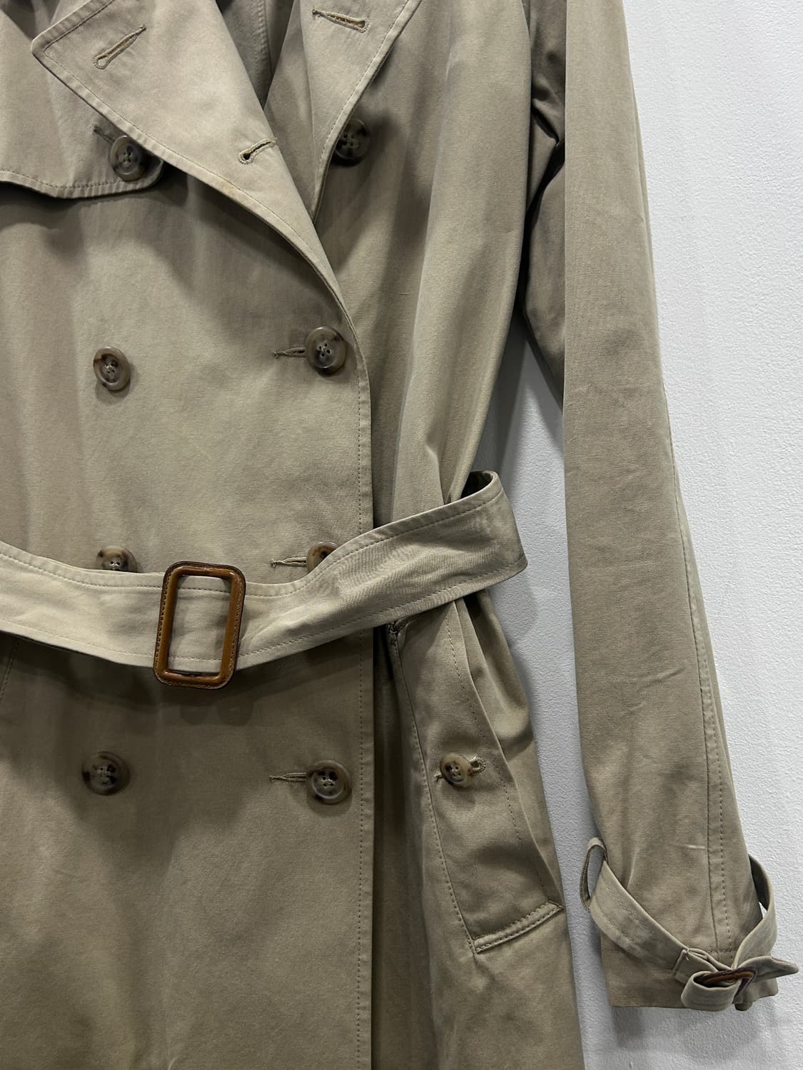 [M] 폴로랄프로렌 더블 버튼 트렌치코트 여성 M 상품이미지4