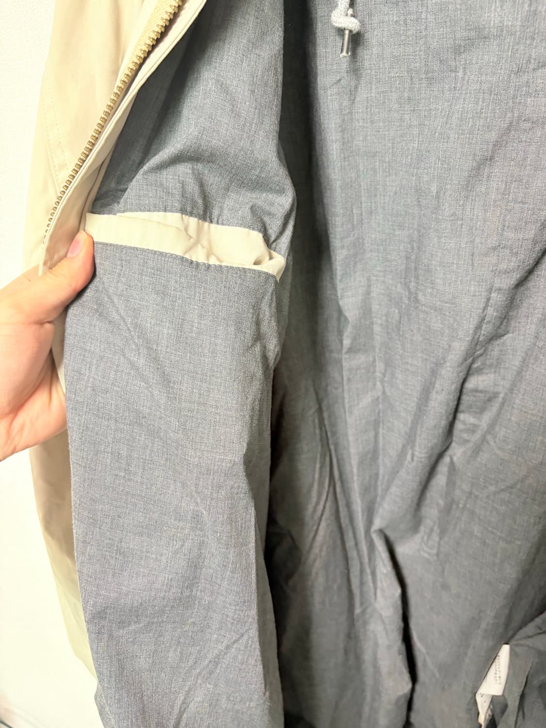 프리즘웍스 m-65 피쉬테일 후드 자켓 (라이트베이지) 상품이미지9