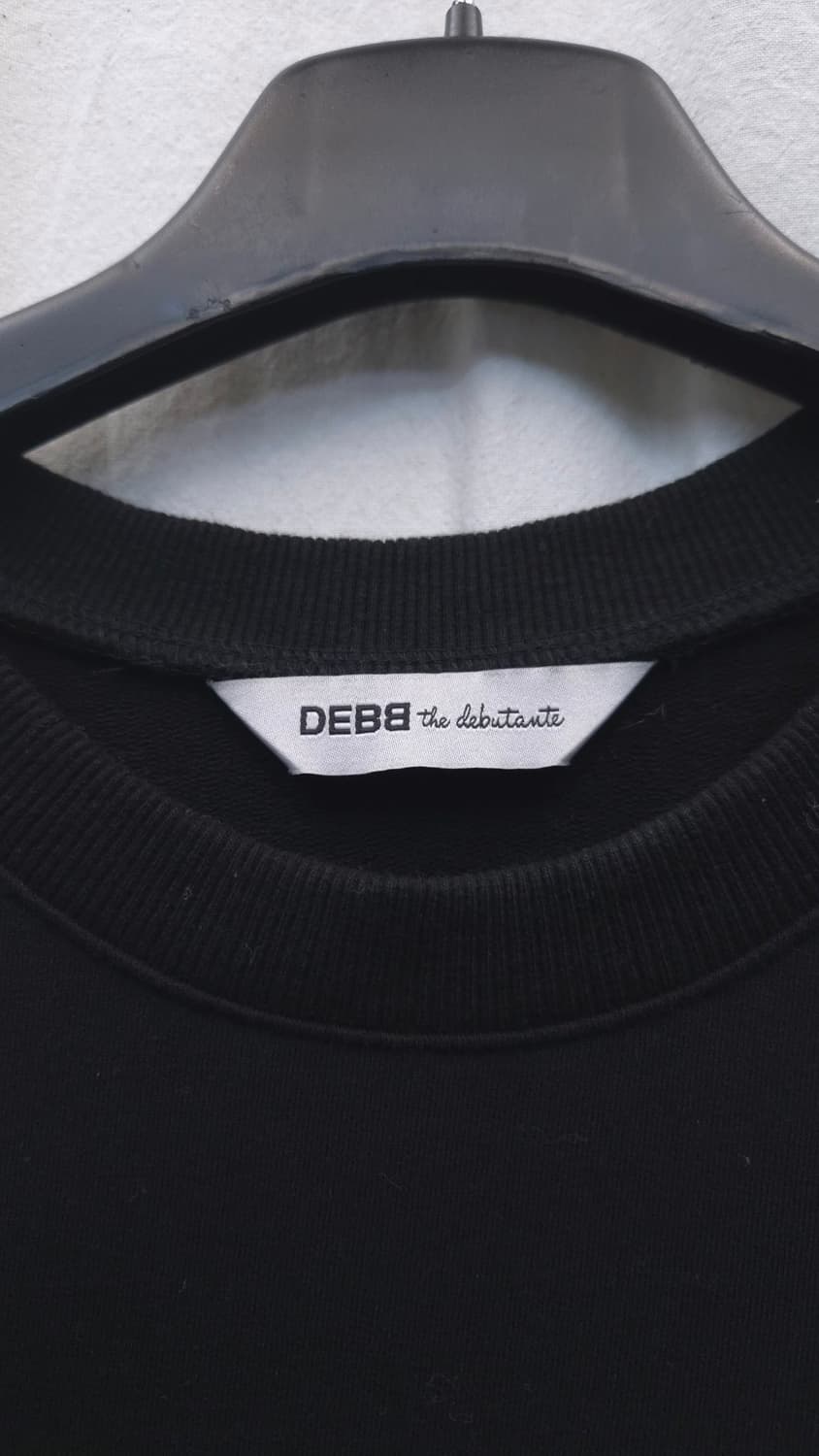 DEBB 블랙 반팔 프릴 원피스 상품이미지3