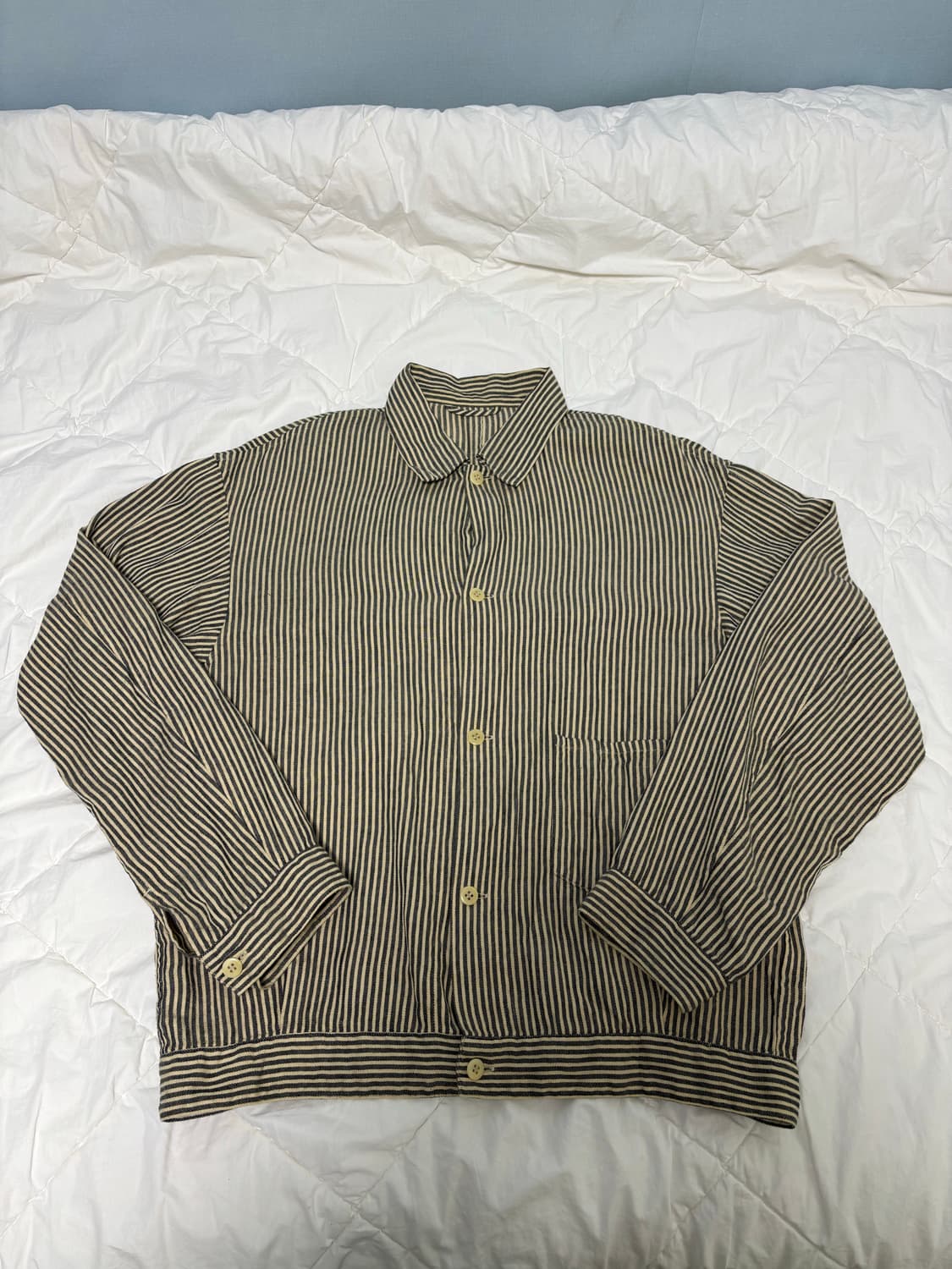 [2] 코모리 스트라이프 블루종 상품이미지2