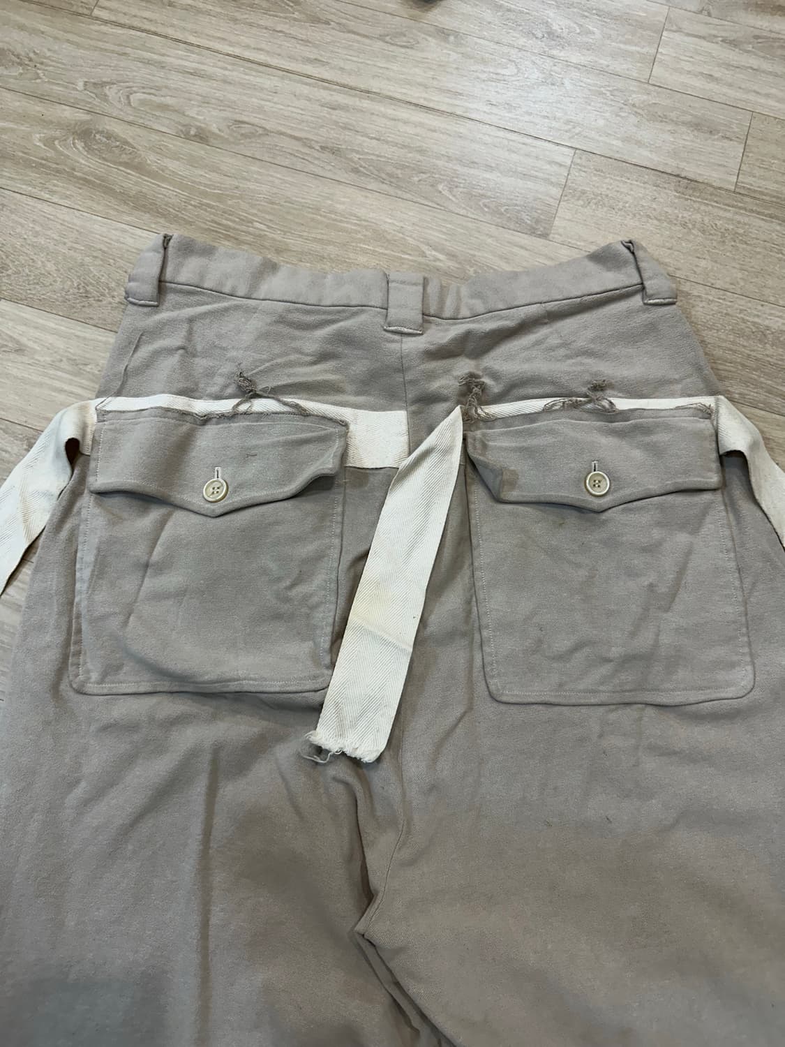 메종미하라야스히로 데끼 크롭 팬츠 상품이미지3