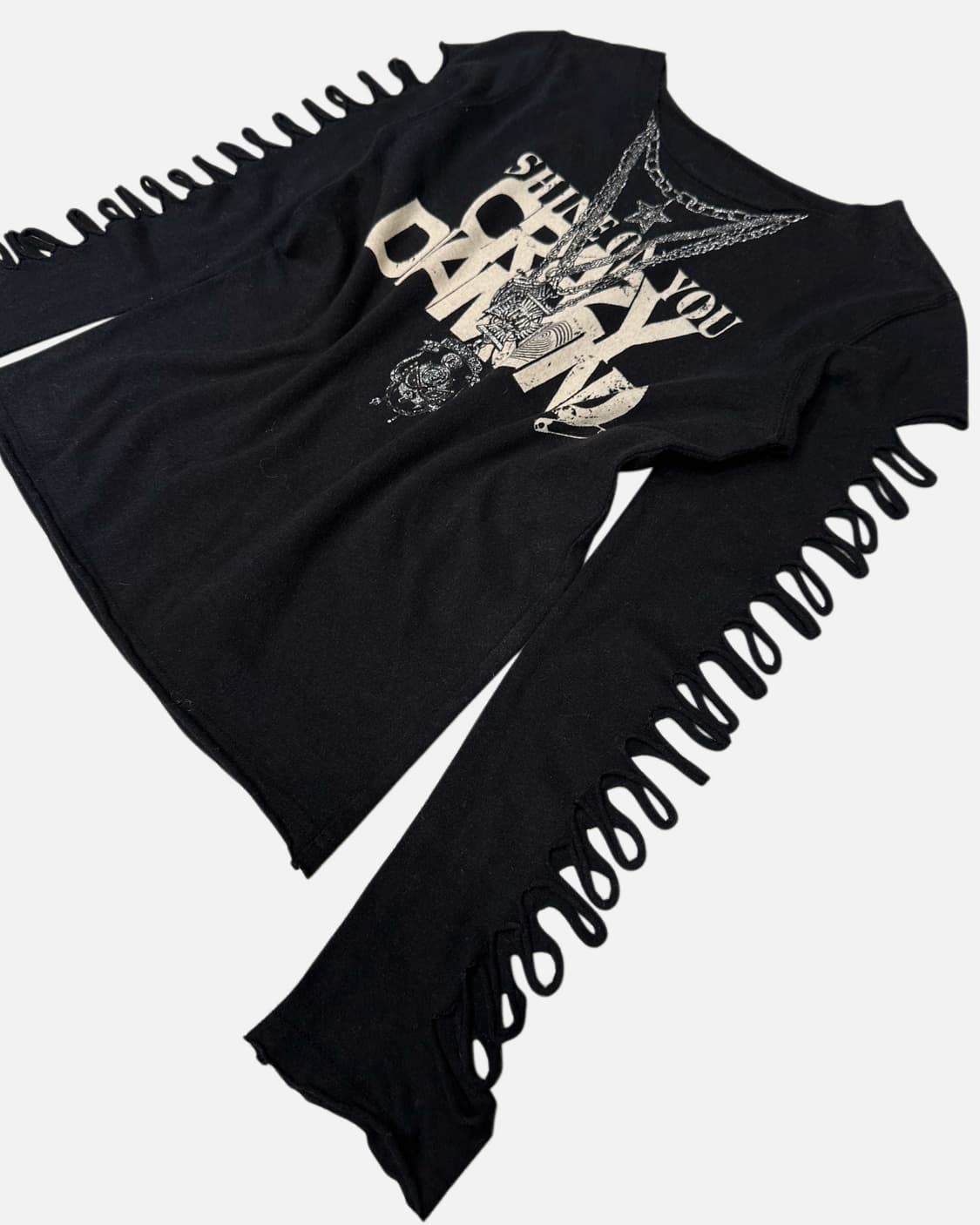 rough cut-out punk t-shirt 상품이미지3