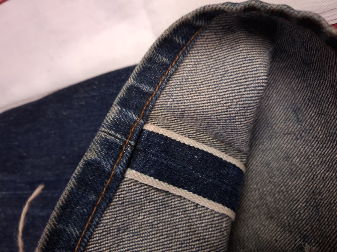 오리지날 미국제조 발렌시아 리바이스 501-XX 셀비지 데님진 상품이미지4