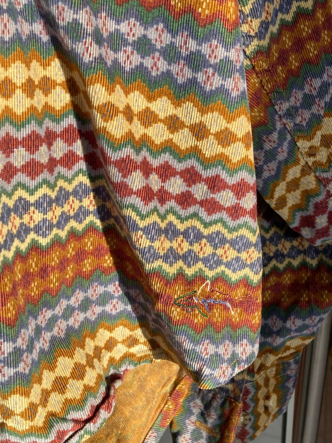 보헤미안 패턴 골덴 셔츠 상품이미지4