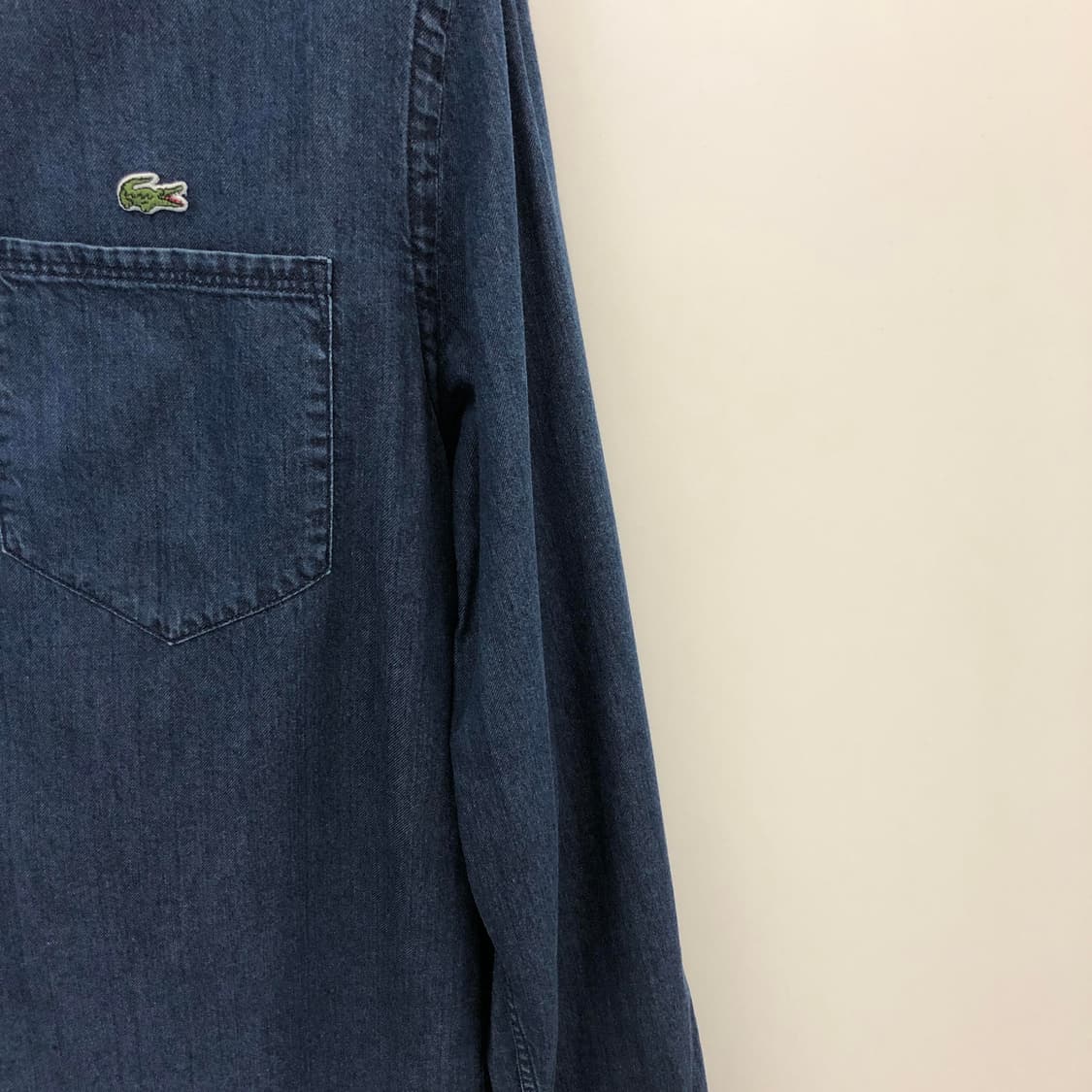 라코스테 인디고 데님셔츠 M 상품이미지2