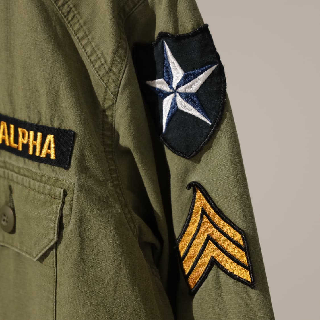 알파인더스트리 코튼 립스탑 퍼티그 셔츠 상품이미지6