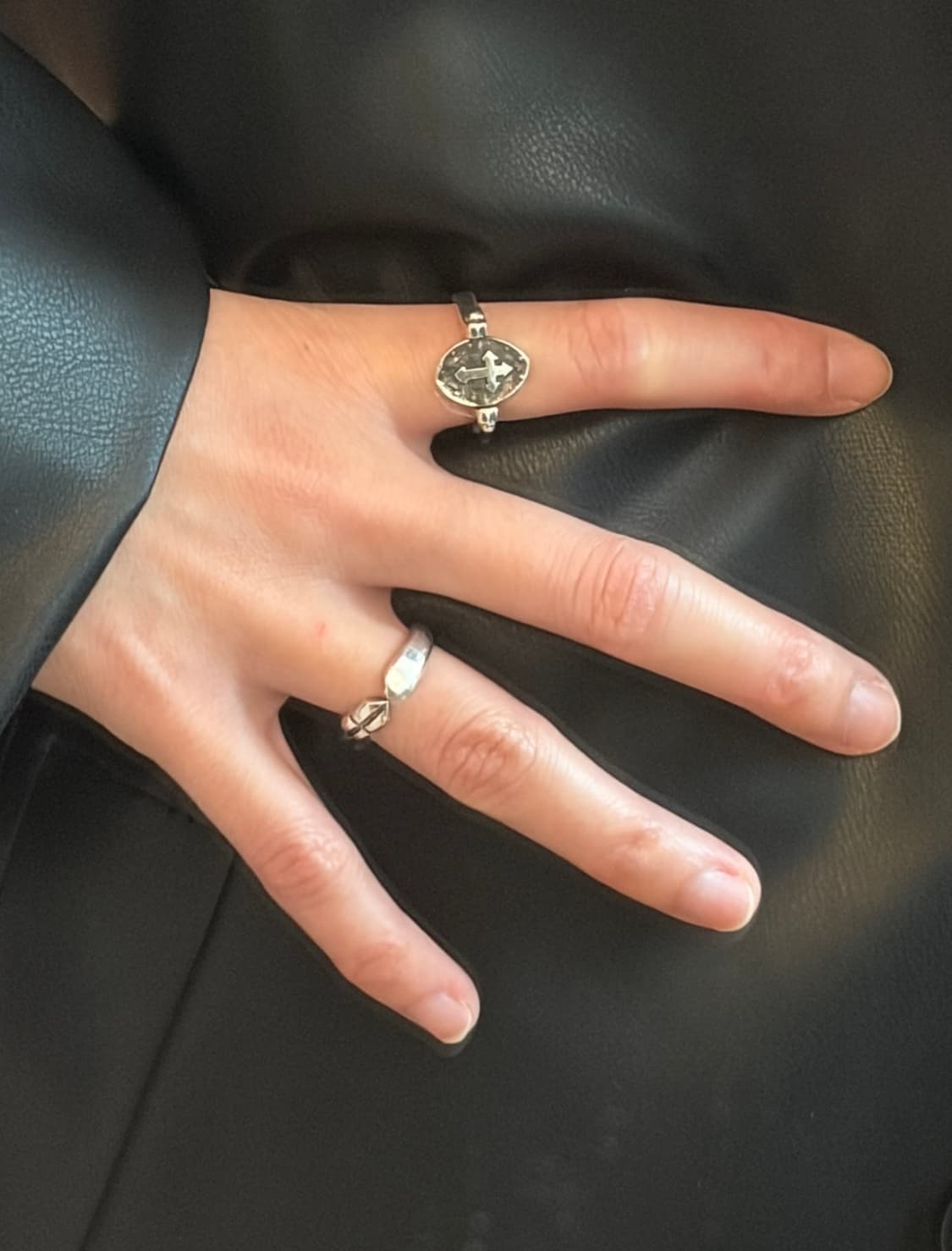[11호]은 925 리버서블 메달 반지 상품이미지8