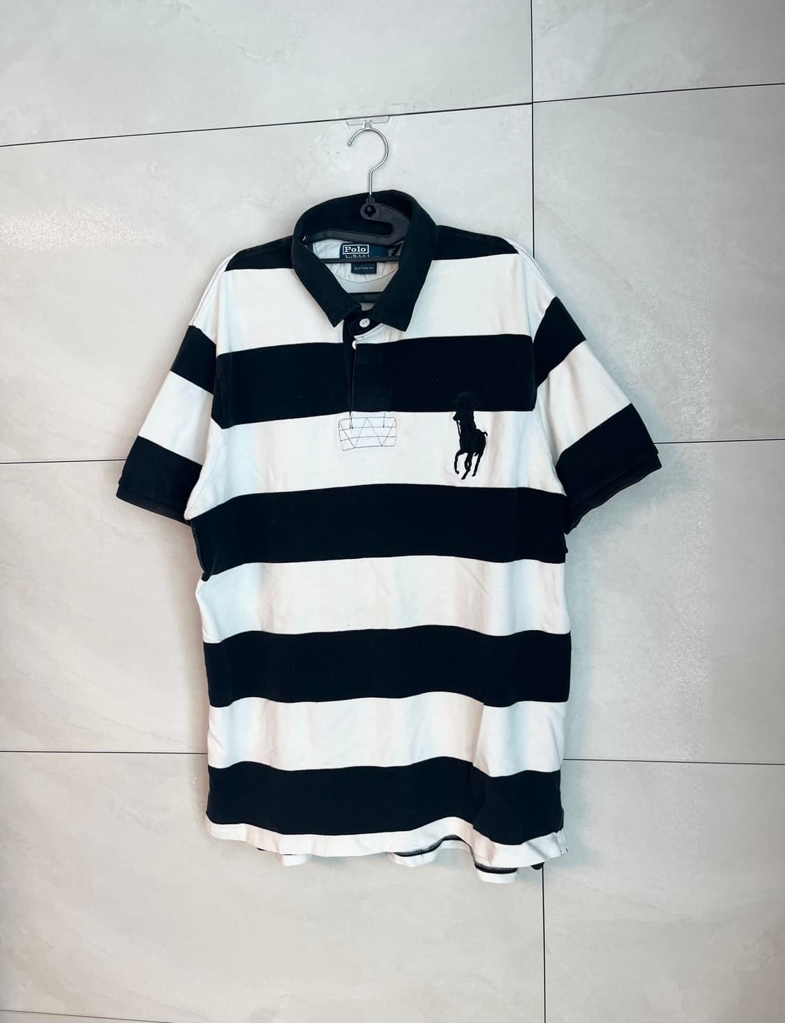 [2XL] 폴로 랄프로렌 빅포니 스트라이프 반팔 카라 티셔츠  상품이미지3