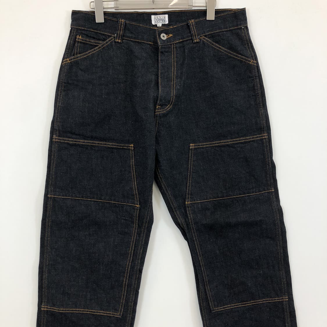 데님인디고마스터 더블니 와이드데님진 33-34 인치 상품이미지2