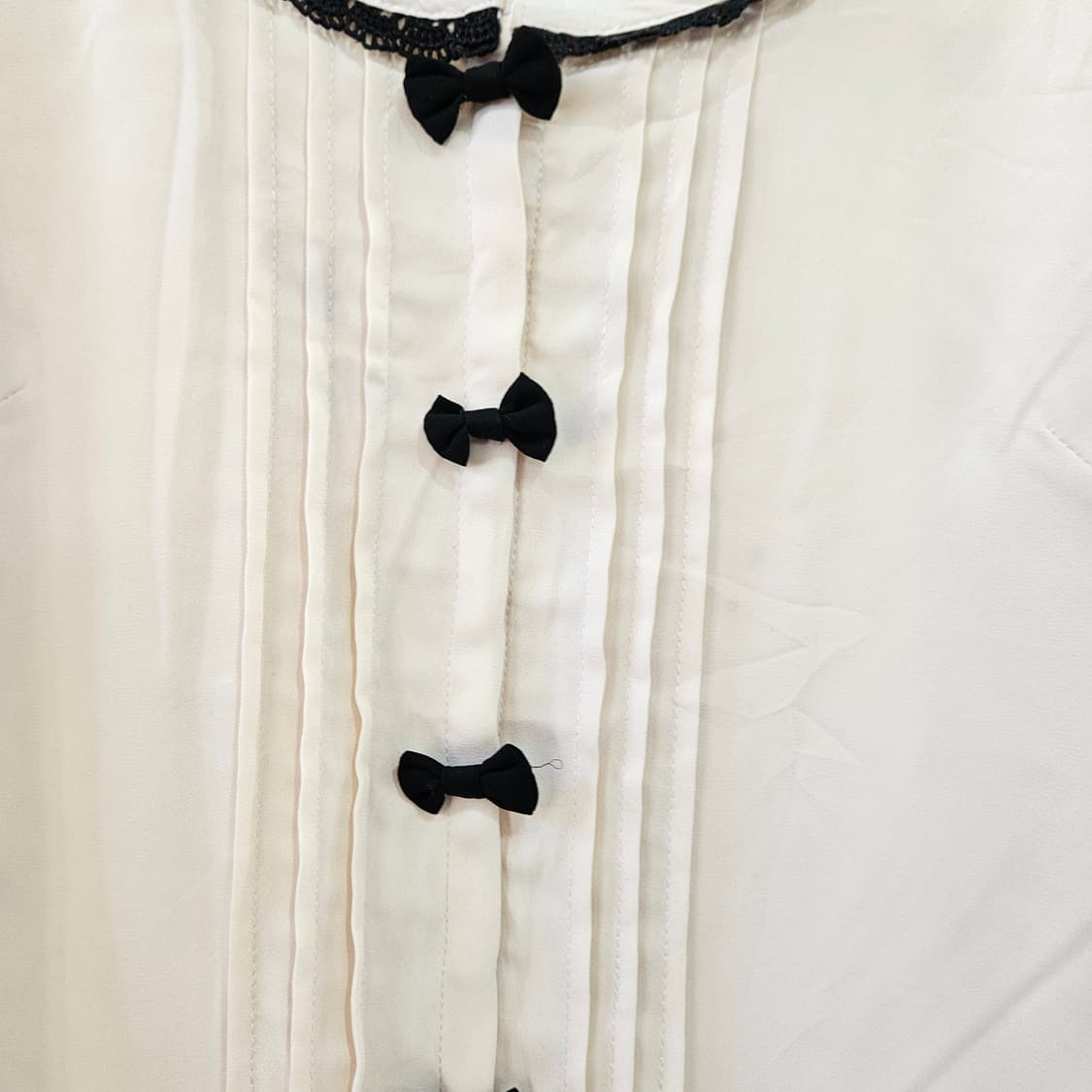 리본 쉬폰 블라우스 상품이미지3