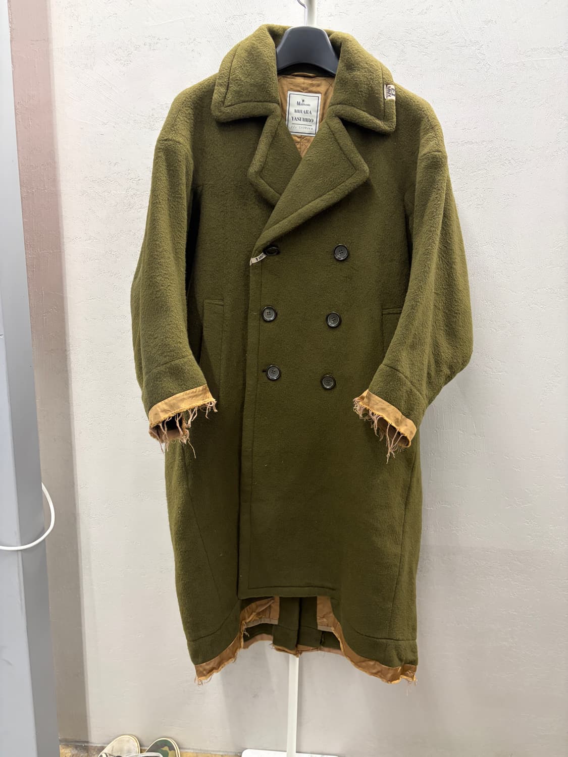 미하라 야스히로 22FW 컬렉션 롱 코트 XS 상품이미지3