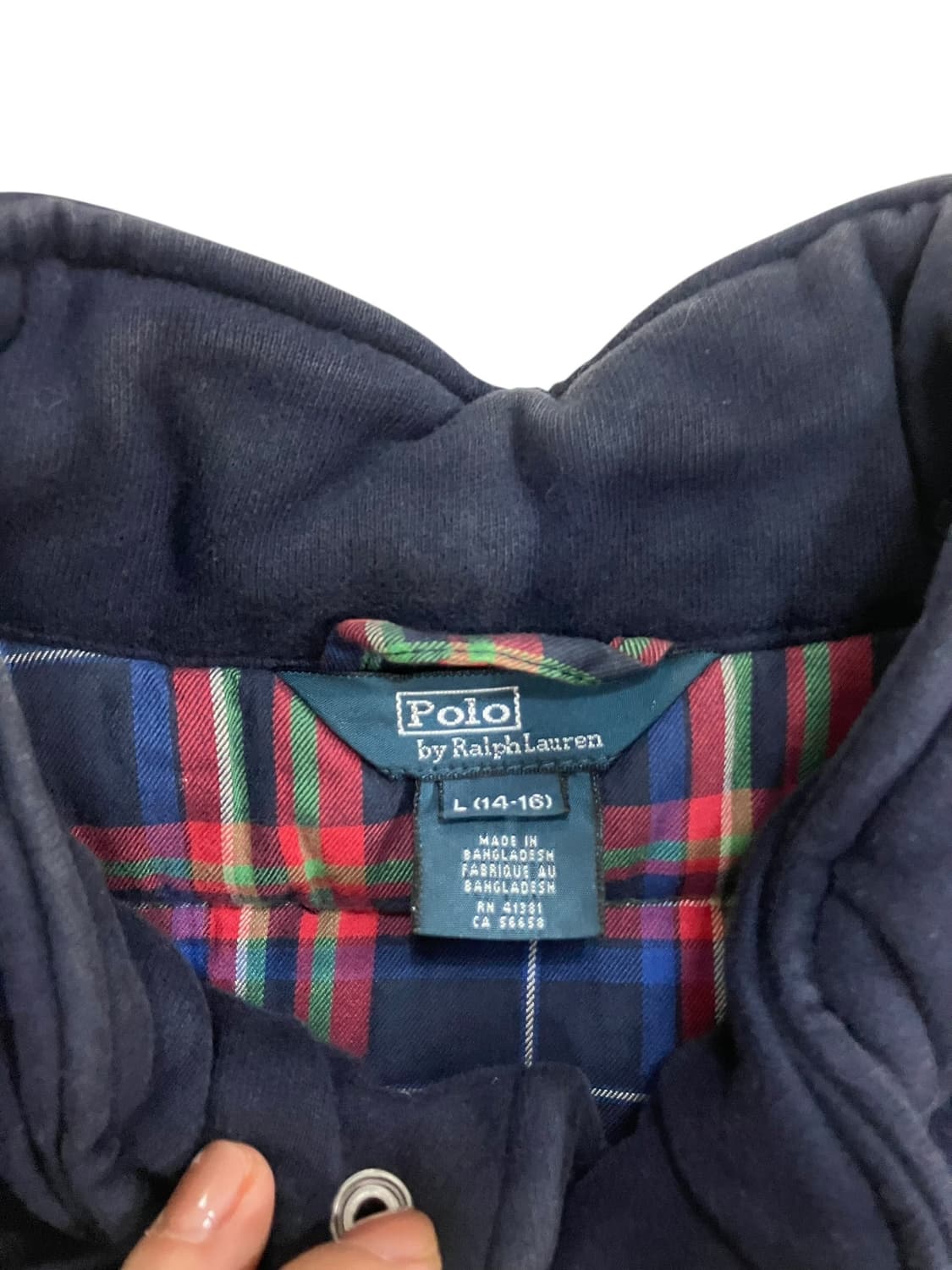 폴로 랄프로렌 네이비 키즈 패딩 조끼 S 상품이미지4