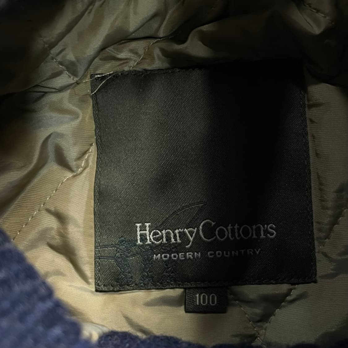 100 헨리코튼 퀼팅 안감 니트집업  상품이미지3