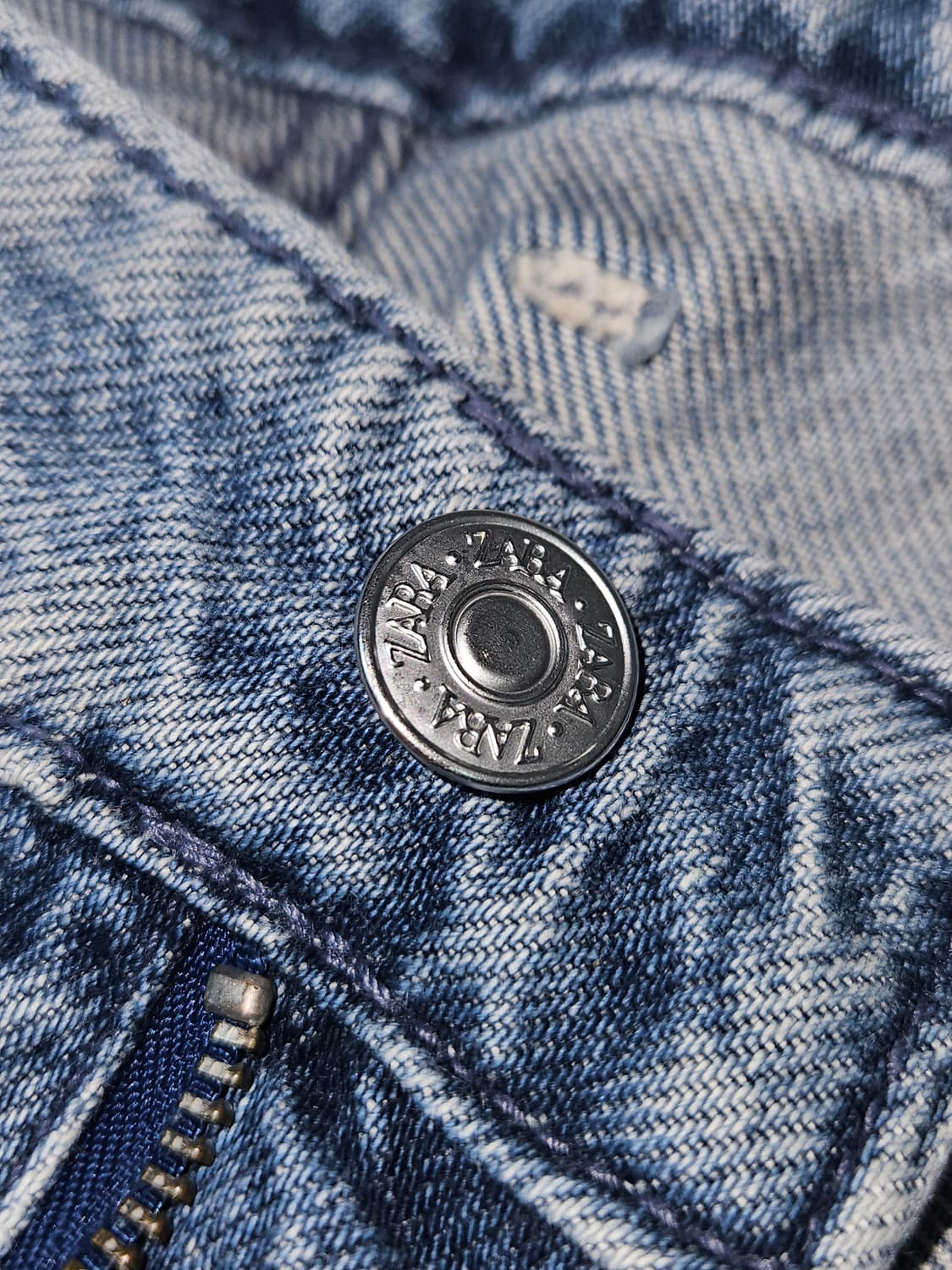 자라 ZARA 카고 데님팬츠 카고포켓 멀티 파우치 여성 28 상품이미지5