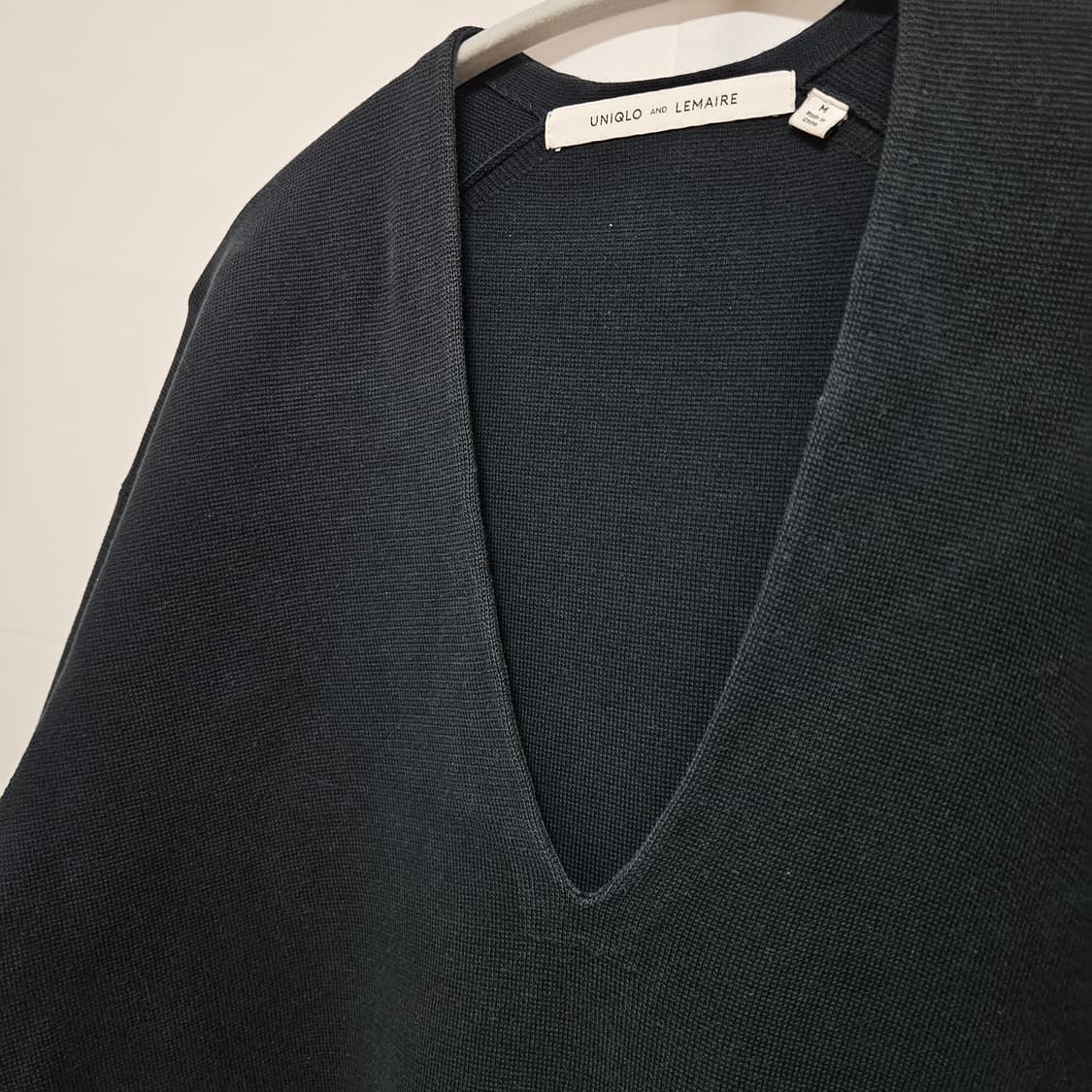 M 유니클로 르메르 U넥 크롭 니트 상품이미지2