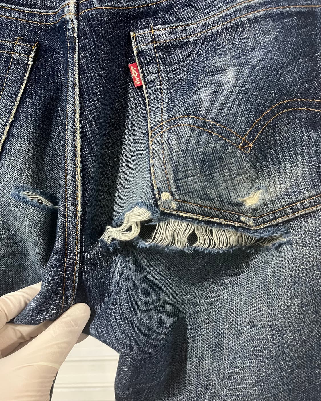 90s Levi’s 517 flare jean / made in usa 상품이미지9