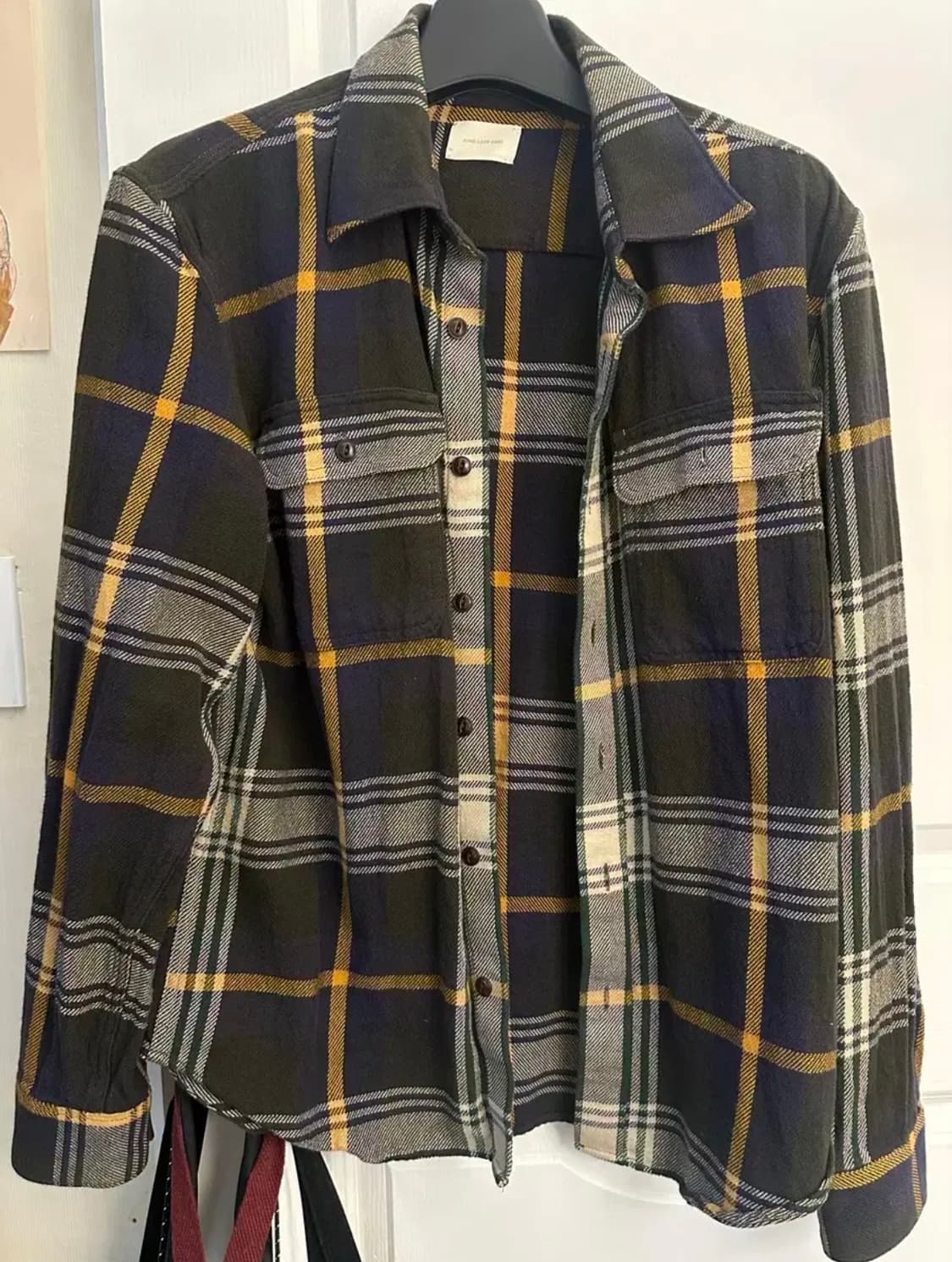 에인레온도르 체크 셔츠 M 상품이미지1