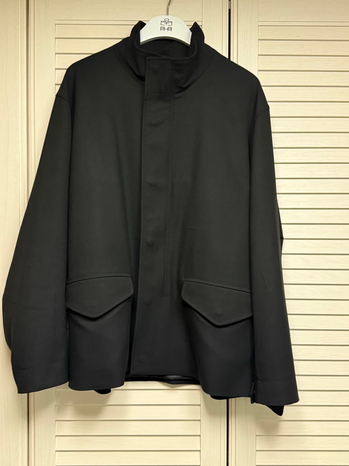 (M) 에피센터 투어리스트 울 필드파카 블랙 상품이미지2