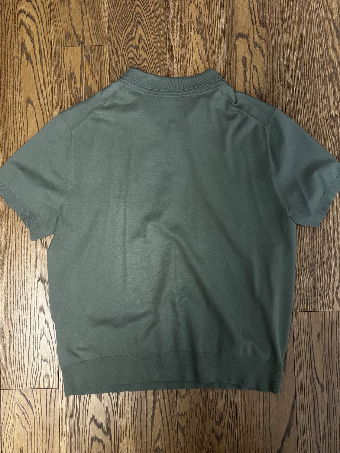 클럽모나코 카키색 반팔 니트 L 상품이미지2