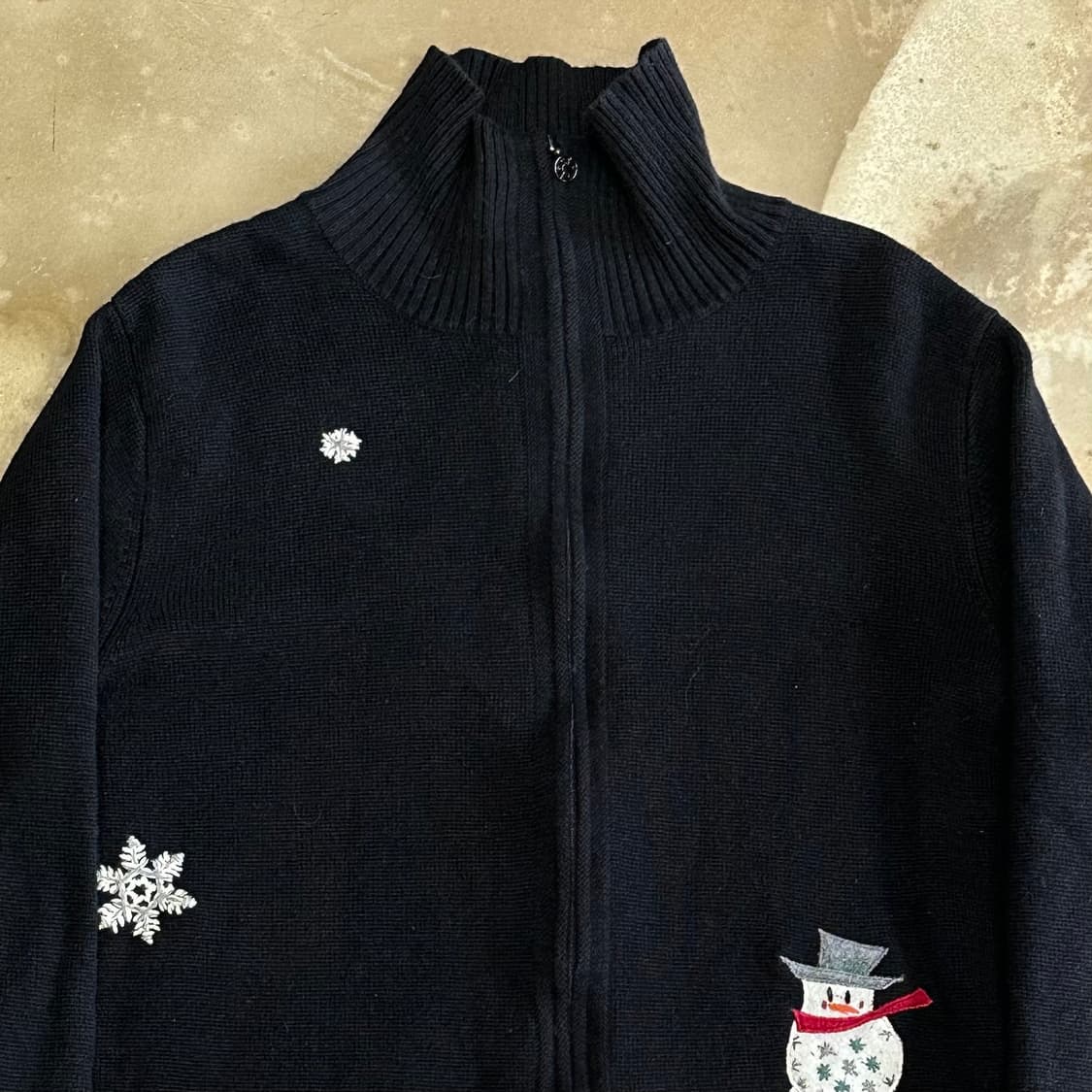 L 새상품 울리치 여성용 눈사람 풀오버 니트집업 상품이미지1