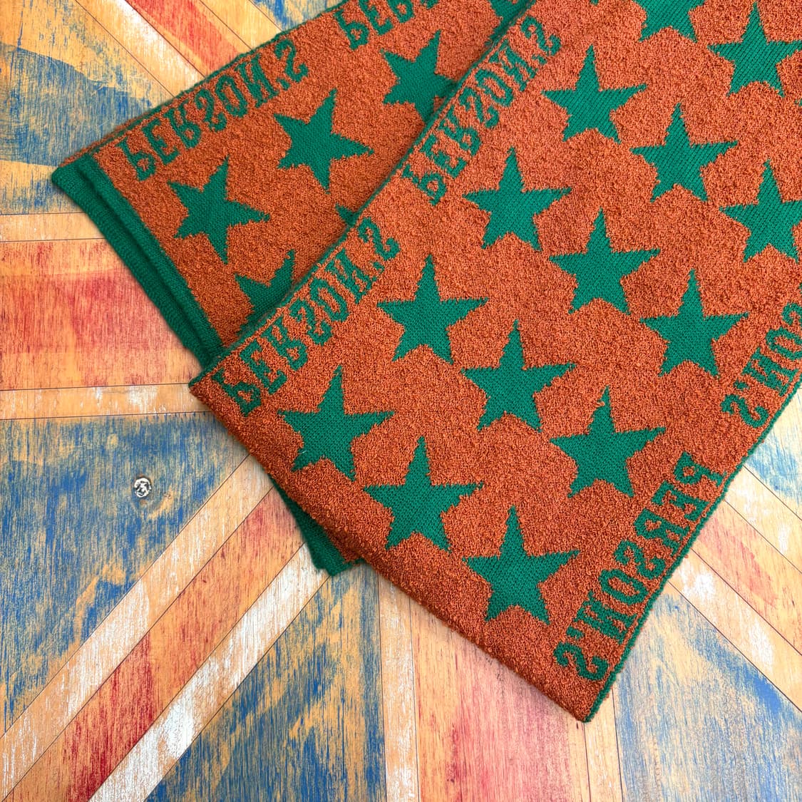 PERSON'S 퍼슨스 리버서블 키치 부클 머플러  상품이미지4