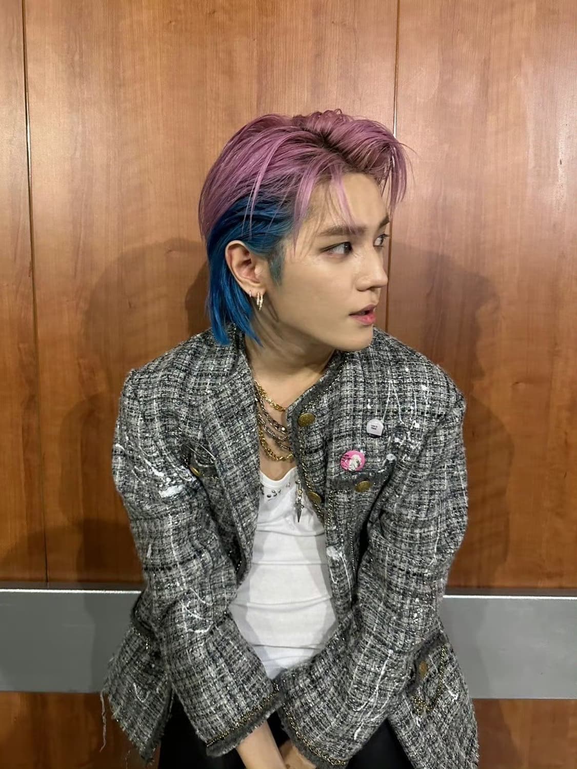 [NCT 태용님 착용] R13 그레이 트위드 자켓 상품이미지2