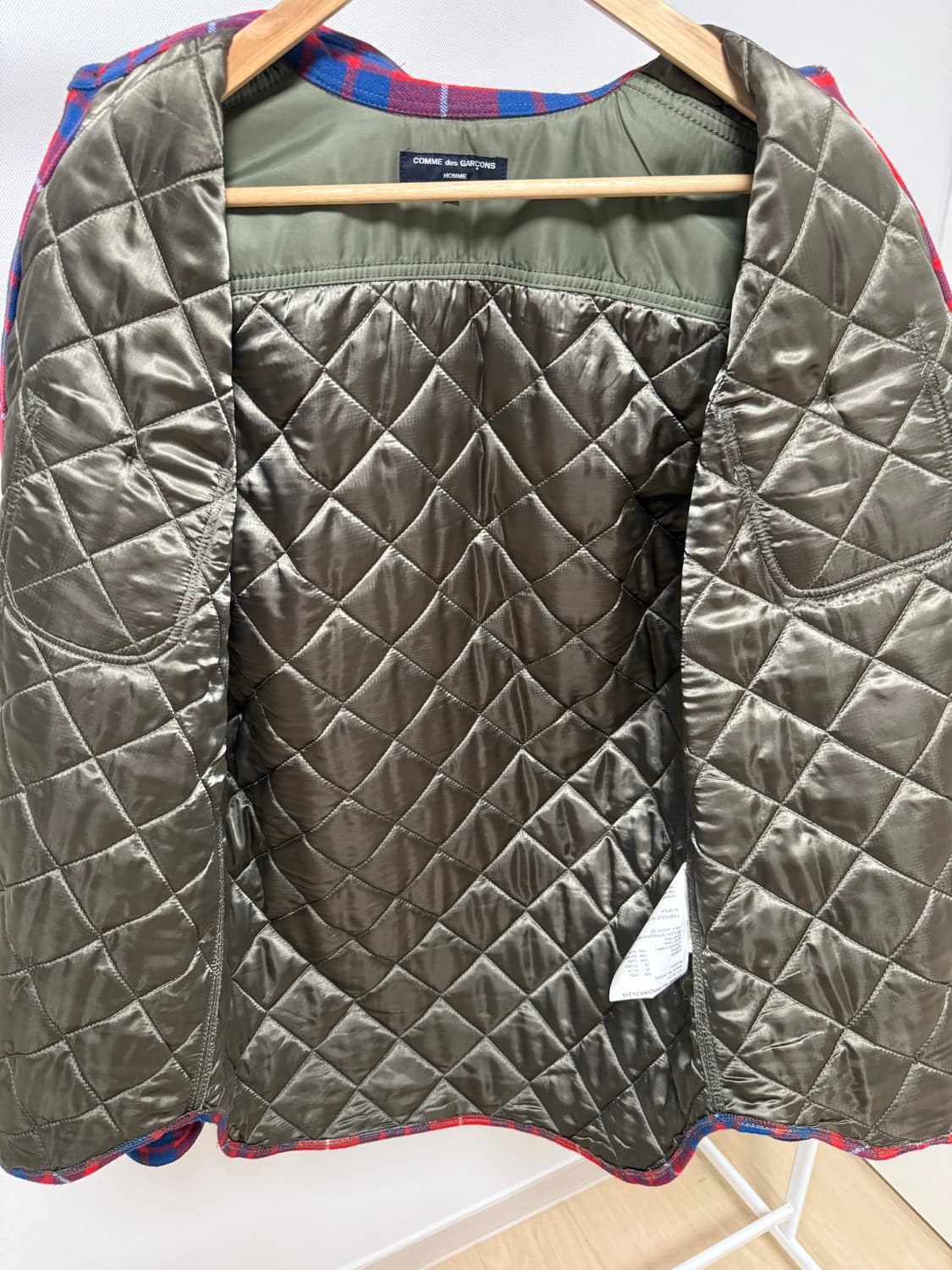 Comme des garcons homme 퀄팅 셔츠 상품이미지4