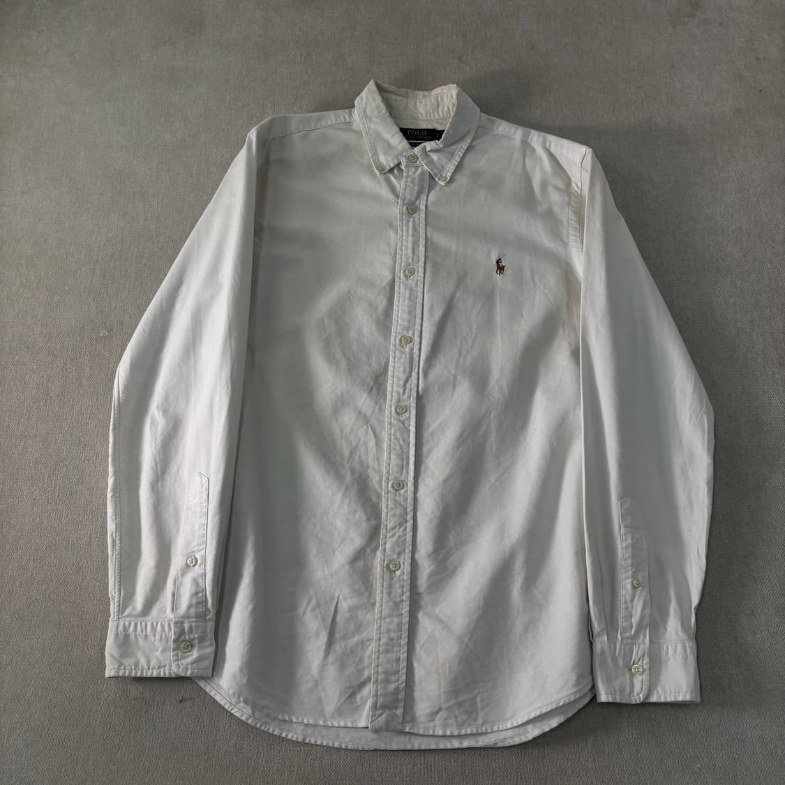 105 폴로랄프로렌 신형라벨 코튼 화이트 셔츠  상품이미지1