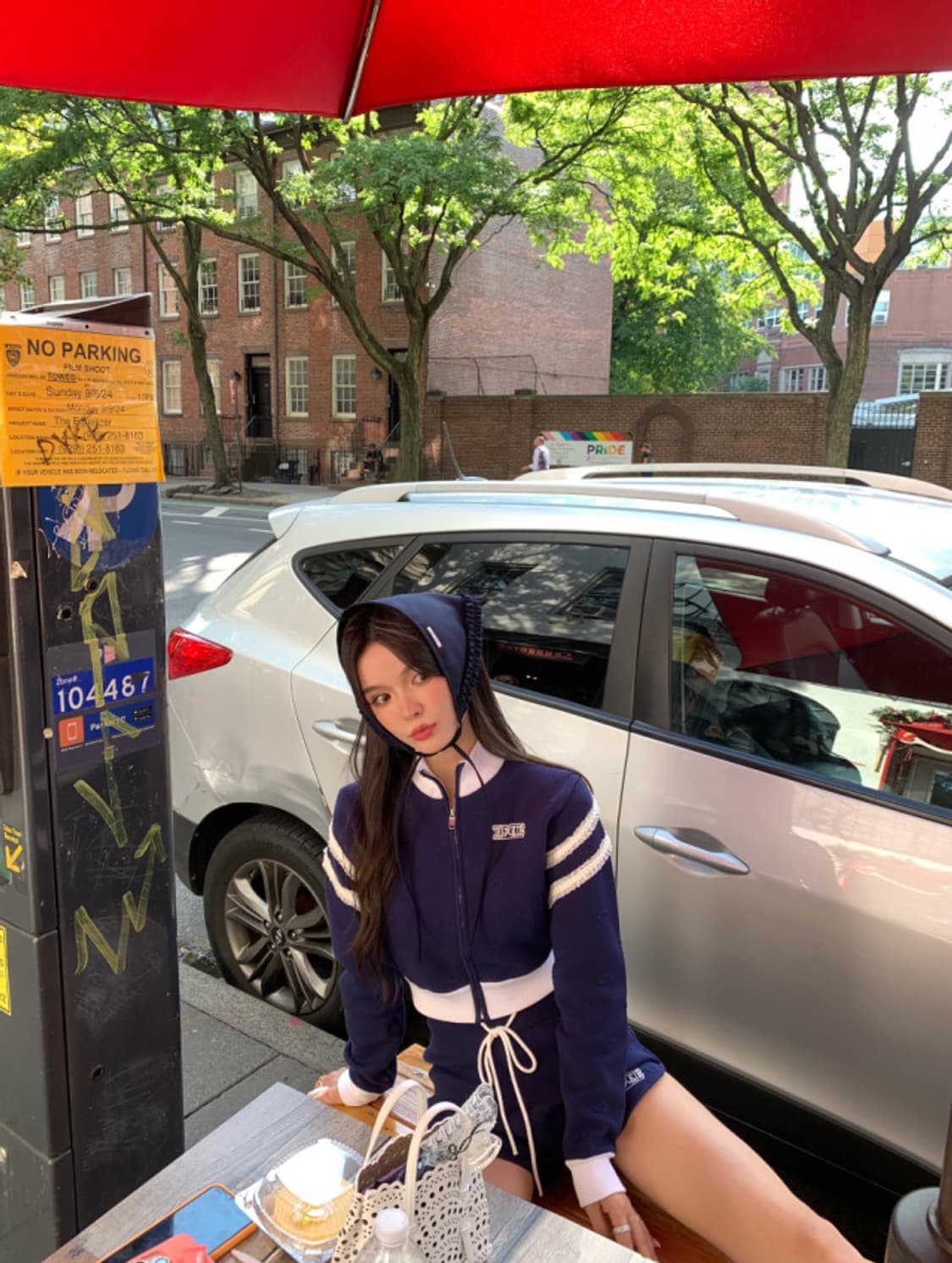 서쿠키 젤라토 레이스 저지 네이비 s사이즈 상품이미지1