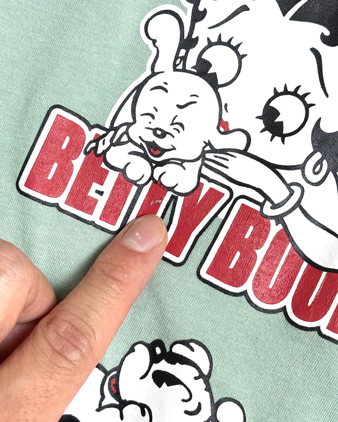 일본빈티지 brtty boop 티셔츠 상품이미지6