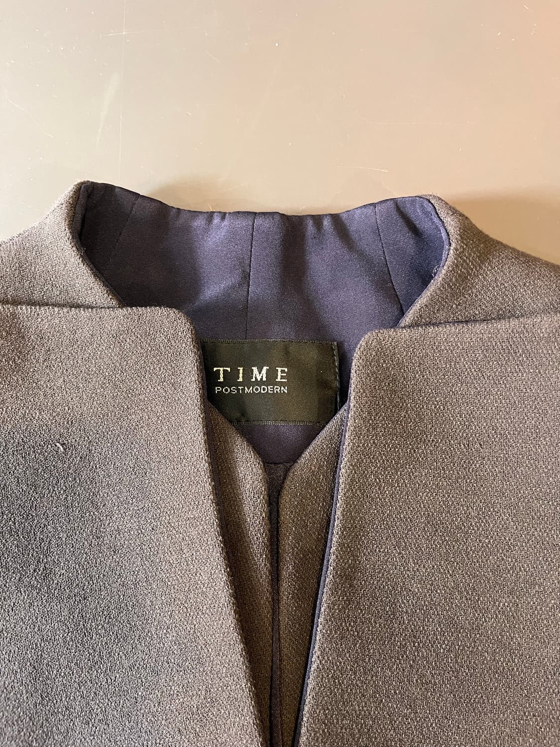 타임 노카라 슬림핏 자켓 상품이미지4