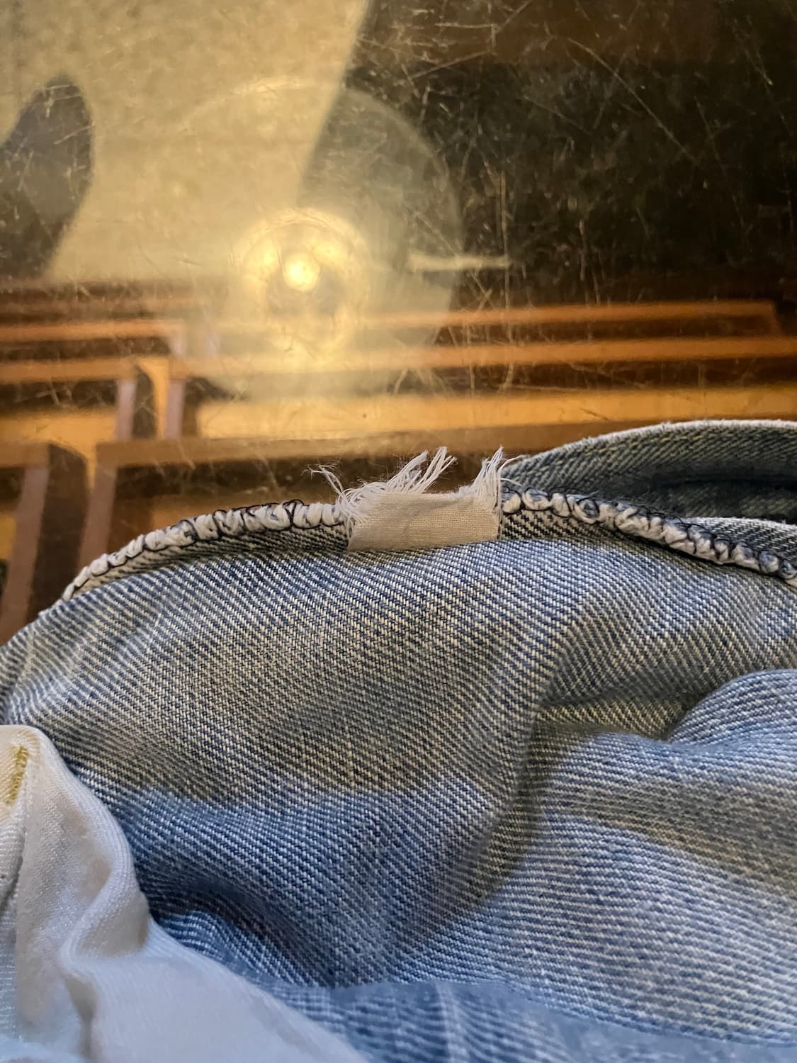 70s USA 빈티지 LEE 리 라이더스 부츠컷 플레어 데님 팬츠 상품이미지10