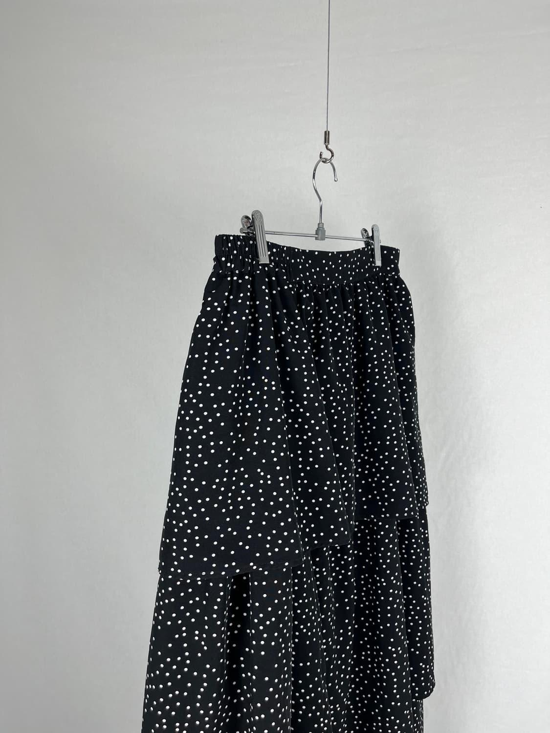 Vintage 도트 패턴 롱 스커트  상품이미지2