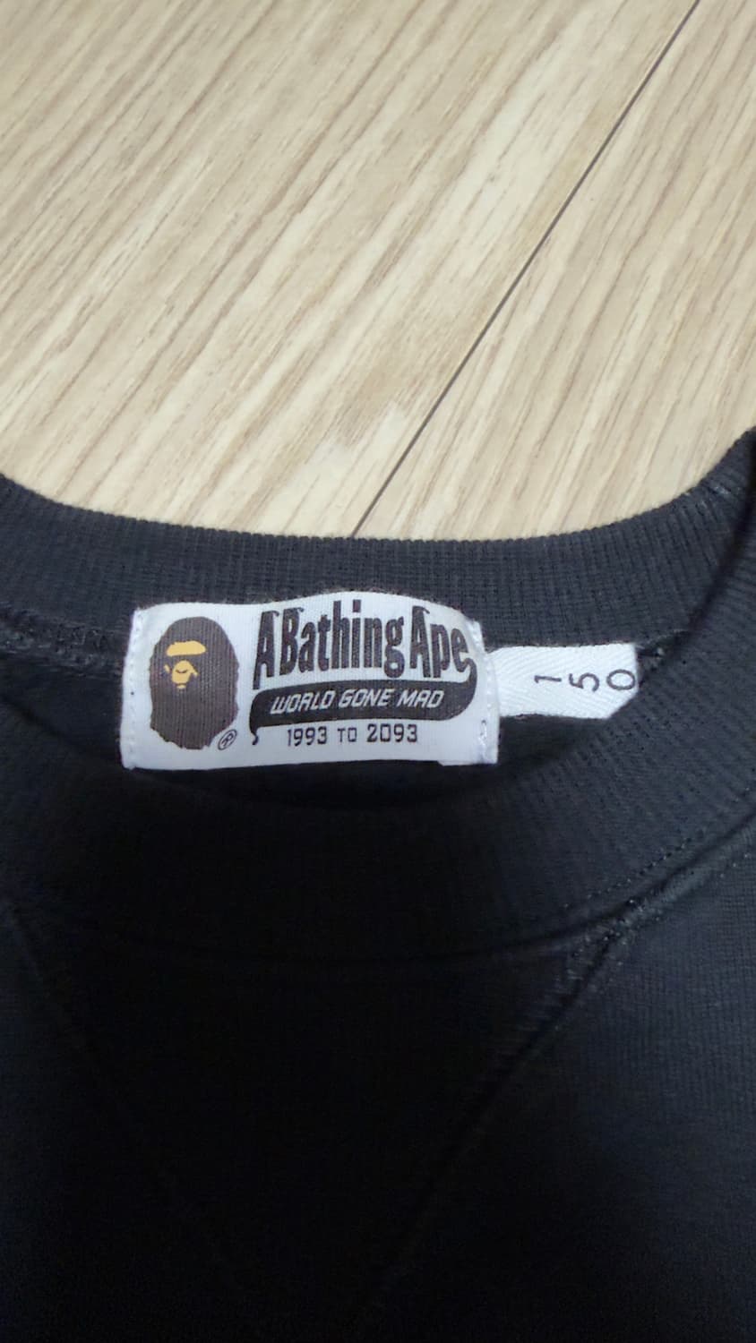 정품/베이프 키즈 150 컬리지 맨투맨 급처 상품이미지2