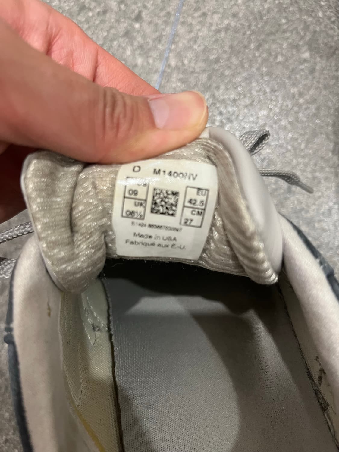 뉴발 1400 네이비 270 판매 상품이미지2