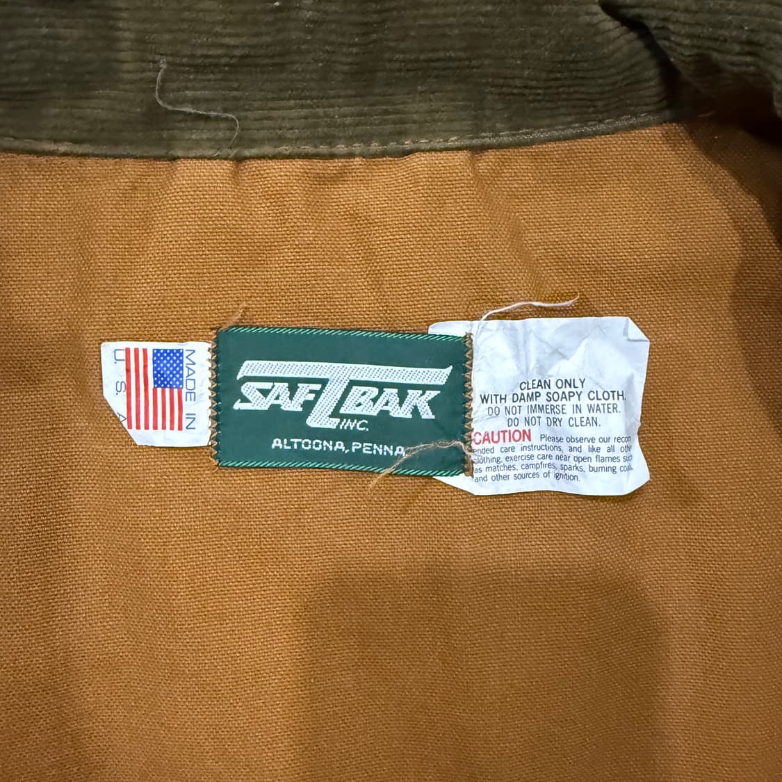 Saftbak 80's USA 헌팅 자켓 110 상품이미지6