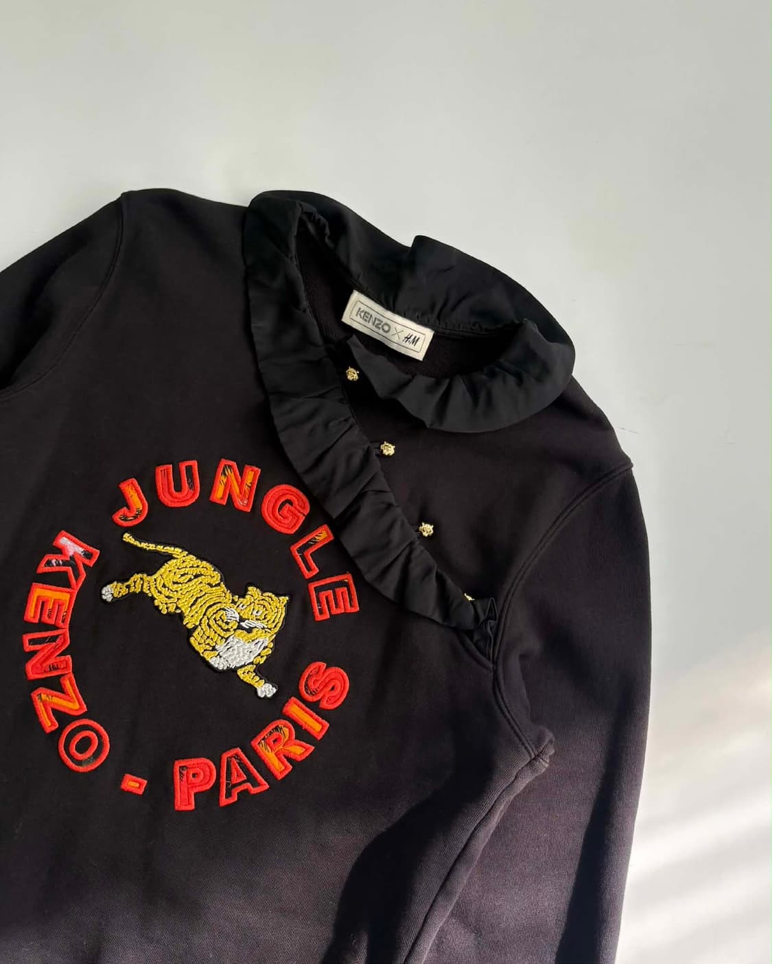 [M] 겐조 x H&M 프린팅 프릴 여성 맨투맨 스웻 셔츠 상품이미지3