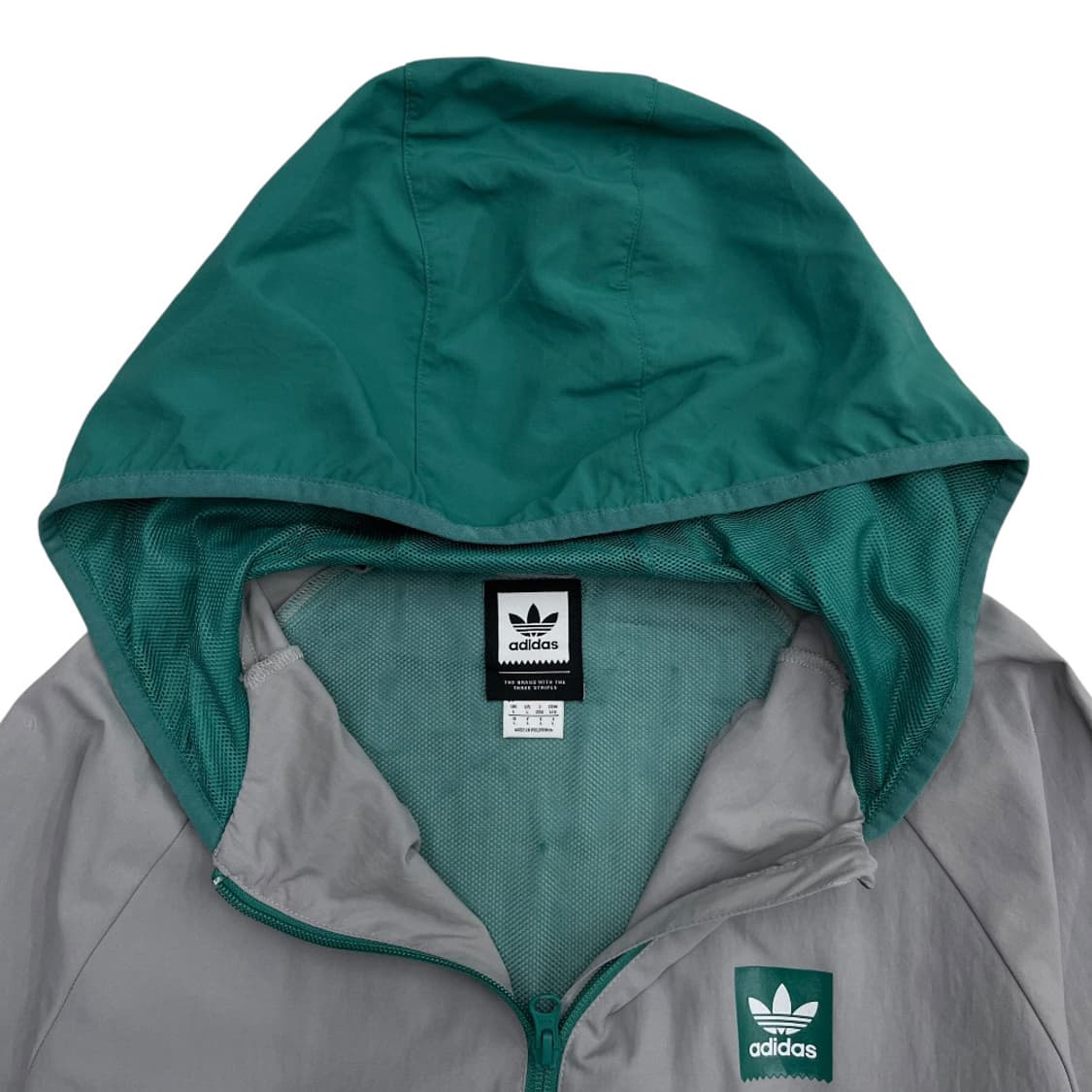 아디다스 뮤트그린 그레이 후드 바람막이 L 상품이미지6