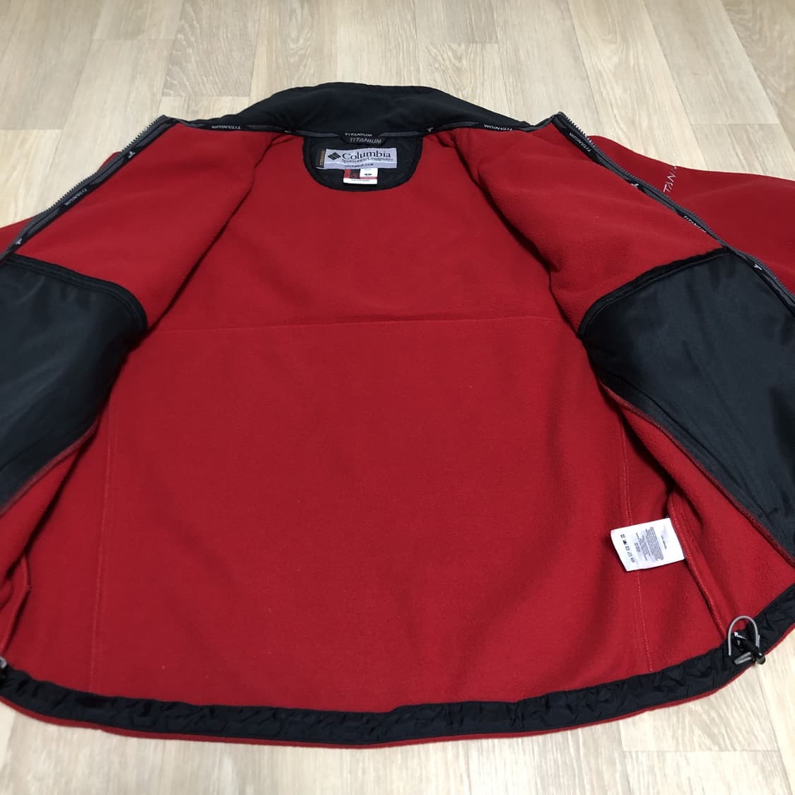 (L) 콜롬비아 Columbia 티타늄 플리스 자켓 레드 상품이미지5