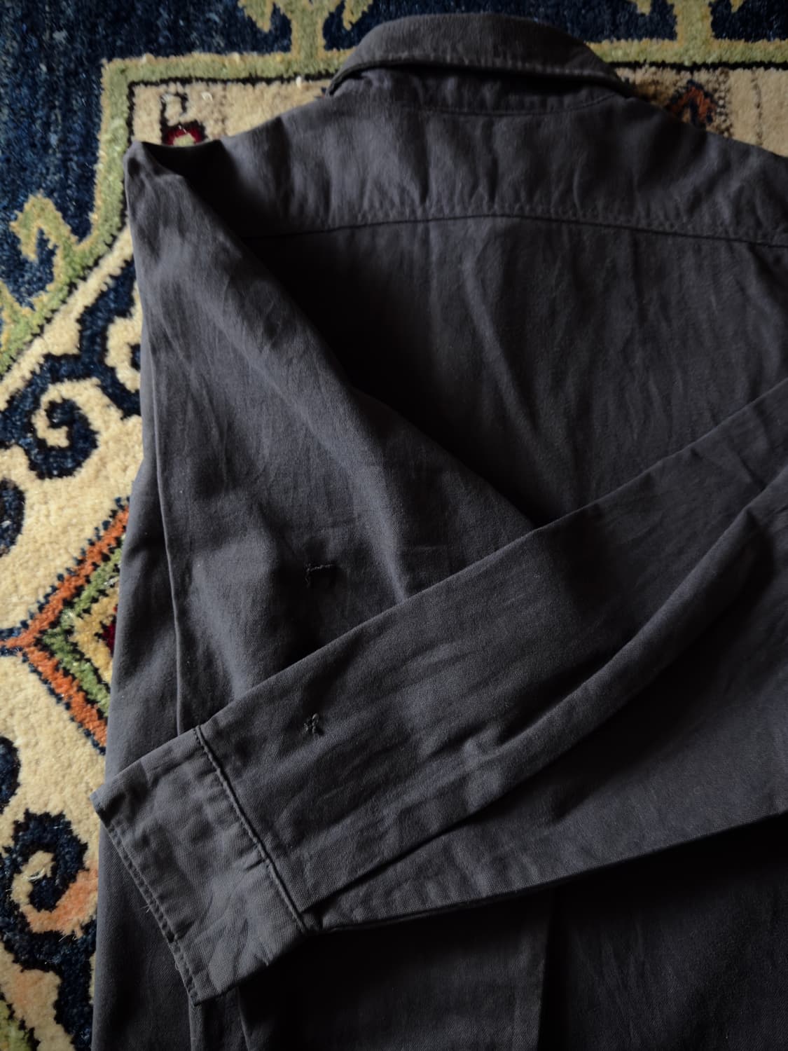 80s Five Brother USA Fade black 샤모아 셔츠 상품이미지6